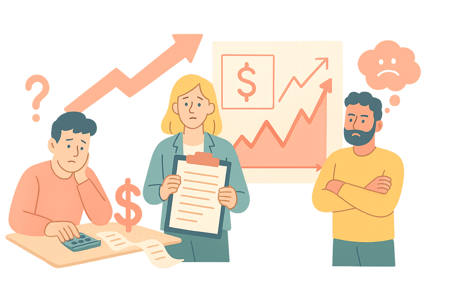 Unpredictable budget costs and financial uncertainty in development projects