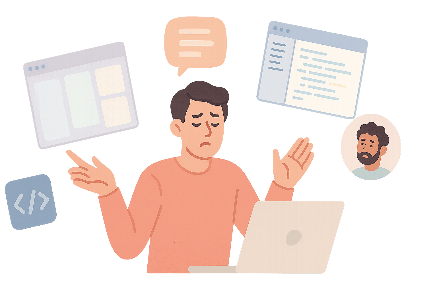 Chaotic workflow with multiple disconnected tools and systems